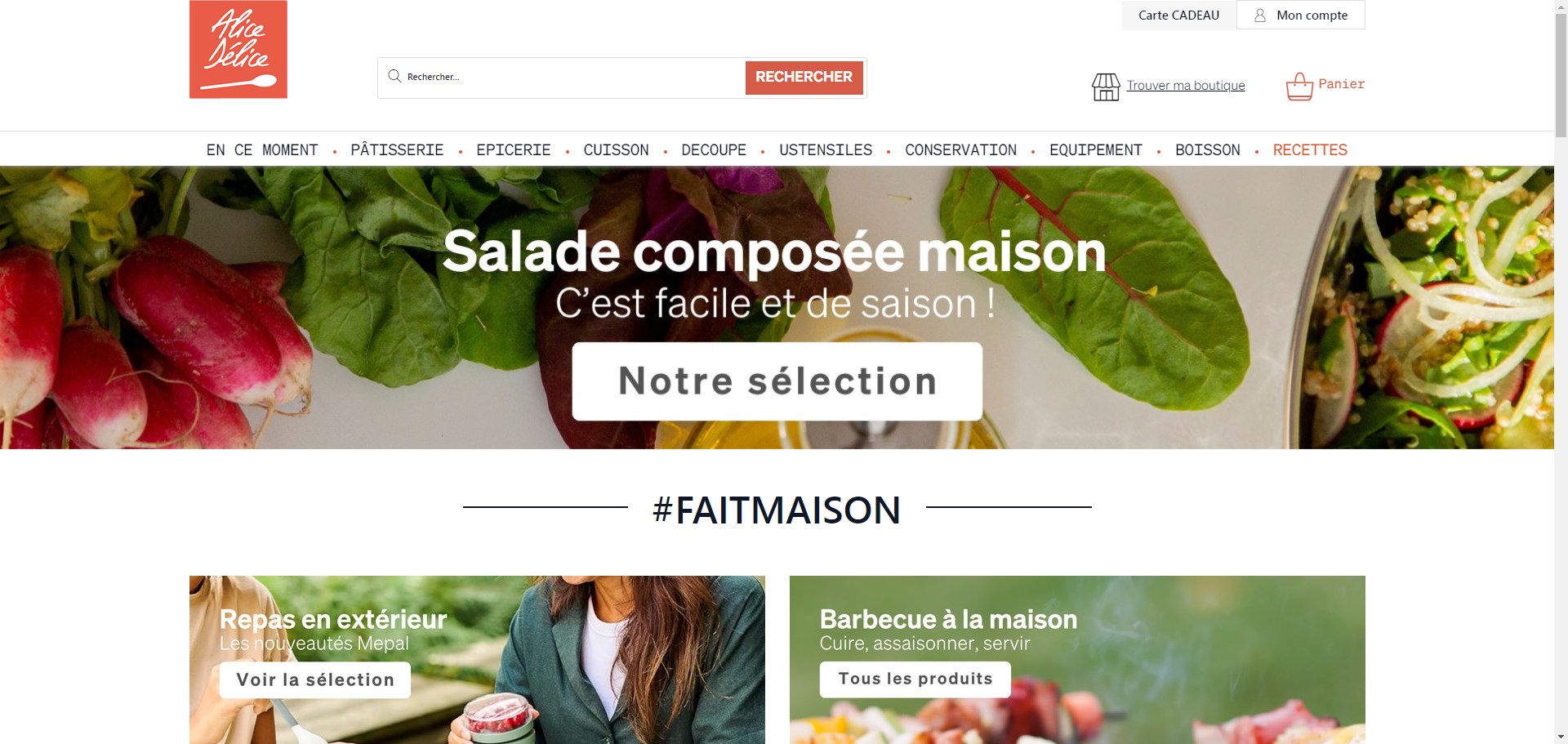 Alice Délice | Ustensiles de cuisine & épicerie fine